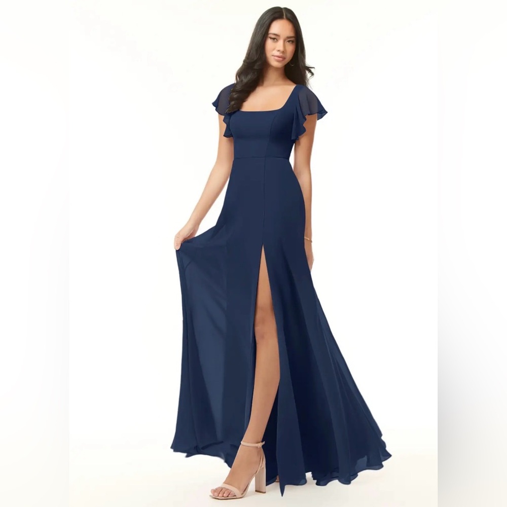 NEW WITH TAGS: Navy Blue Evening Gown